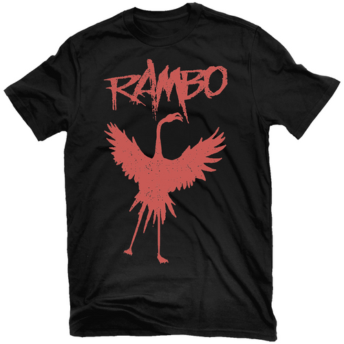 R.A.M.B.O. 'Flamingo' (Black) T-Shirt - US Import
