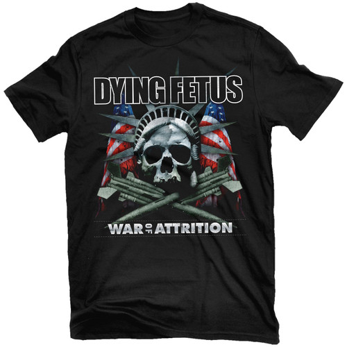 Dying Fetus 'War of Attrition' (Black) T-Shirt - US Import