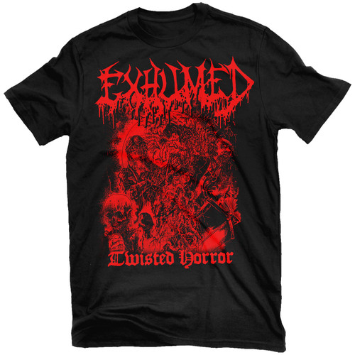 Exhumed 'Twisted Horror' (Black) T-Shirt - US Import