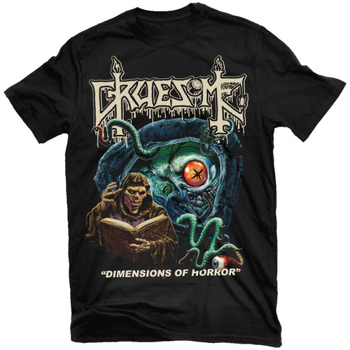 Gruesome 'Dimensions of Horror' (Black) T-Shirt - US Import