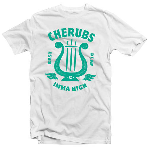 Cherubs 'Immaculada High' (White) T-Shirt - US Import