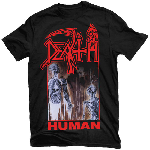Death 'Human' (Black) T-Shirt - US Import