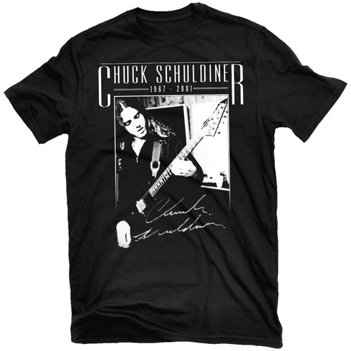 Chuck Schuldiner & Death 'Tribute' (Black) T-Shirt - US Import