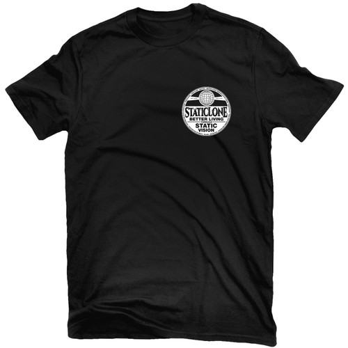Staticlone 'Better Living Through Static Vision' (Black) T-Shirt - US Import