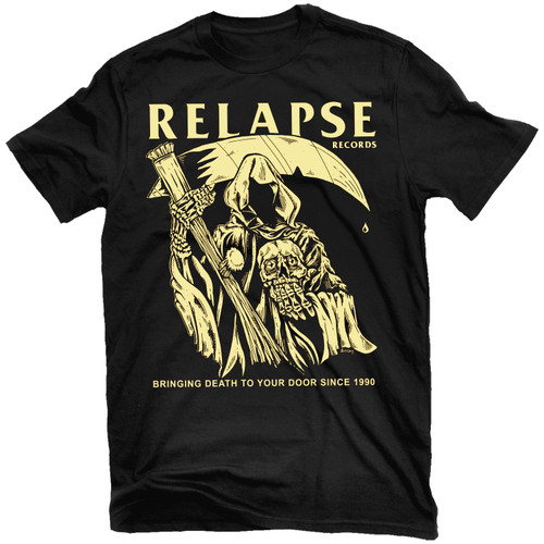 Relapse Records 'Reaper' (Black) T-Shirt - US Import