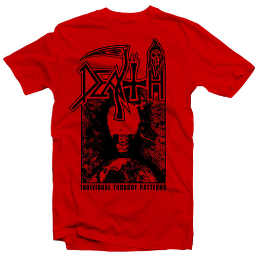 Death 'Individual Thought Patterns Red' (Red) T-Shirt - US Import