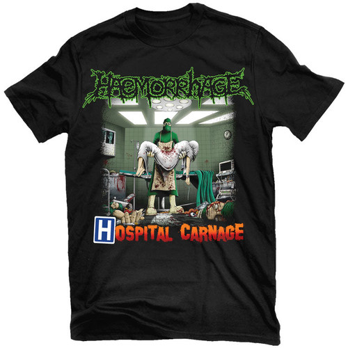Haemorrhage 'Hospital Carnage' (Black) T-Shirt - US Import