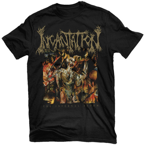 Incantation 'Infernal Storm' (Black) T-Shirt - US Import