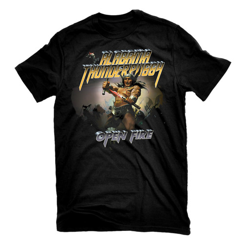 Alabama Thunderpussy 'Open Fire' (Black) T-Shirt - US Import