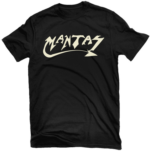 Mantas 'Logo Cream on Black' (Black) T-Shirt - US Import