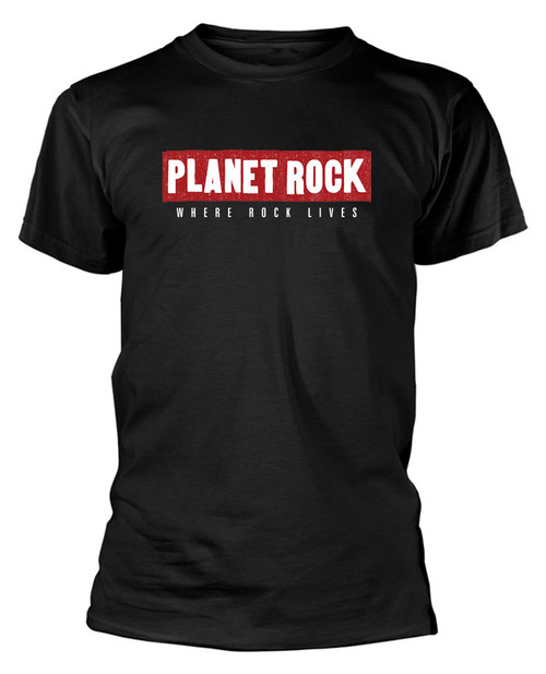 Planet Rock 'Logo' (Black) T-Shirt