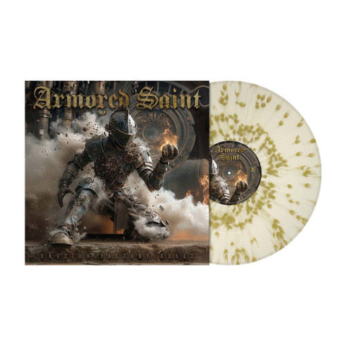 Armored Saint 'Emotion Factory Reset' LP Clear Gold Splatter Vinyl