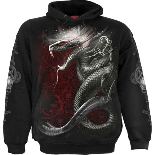 Spiral 'Gothic Serpent' (Black) Pullover Hoodie