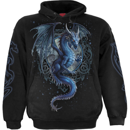 Spiral 'Storm Dragon' (Black) Pullover Hoodie
