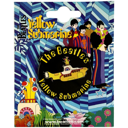 The Beatles 'Yellow Submarine Spinning Sub' Pin Badge