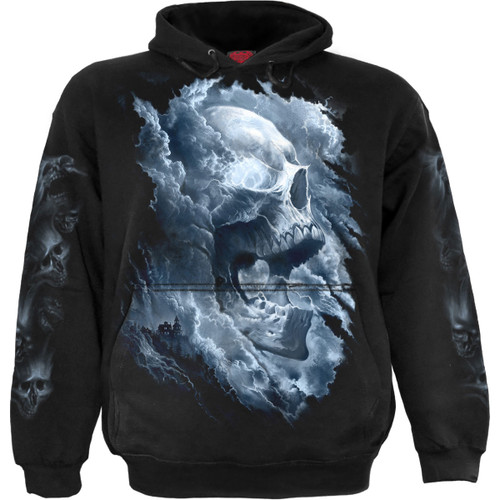 Spiral 'Grave Skies' (Black) Pullover Hoodie