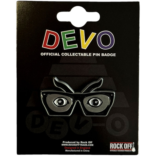 Devo 'Oh, No! Glasses' Pin Badge