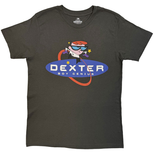 Dexters Laboratory 'Boy Genius' (Grey) T-Shirt