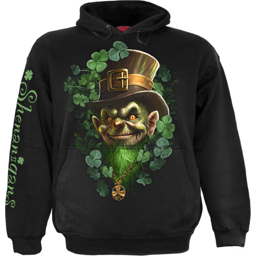 Spiral 'Shenanigans' (Black) Pullover Hoodie