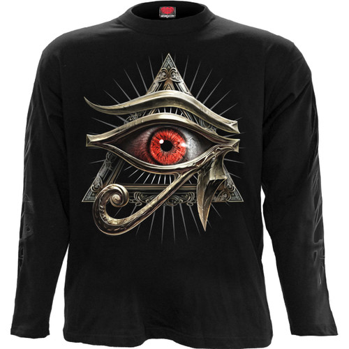 Spiral 'Evil Eye' (Black) Long Sleeve Shirt
