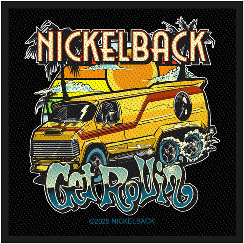 Nickelback 'Get Rollin'' Woven Patch