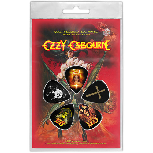 Ozzy Osbourne 'The Ultimate Sin' Plectrum Pack