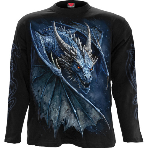 Spiral 'Storm Dragon' (Black) Long Sleeve Shirt