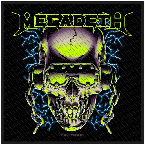 Megadeth 'Vic Rattlehead' Woven Patch