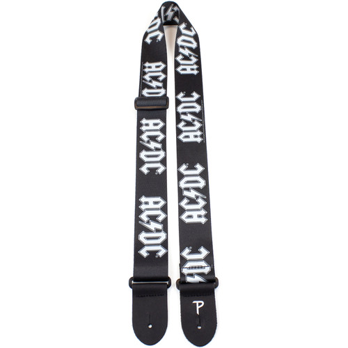 AC/DC 'Logo Black' Polyester Guitar Strap