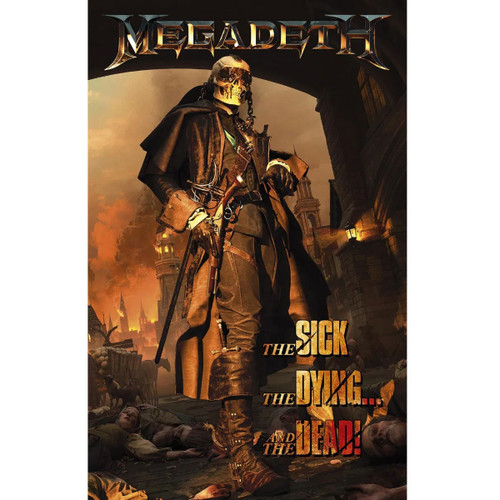 Megadeth 'The Sick, The Dying And The Dead' Textile Poster