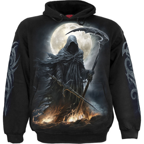 Spiral 'Shadow Rider' (Black) Pullover Hoodie