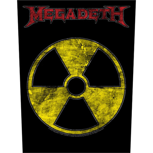 Megadeth 'Radioactive' Back Patch