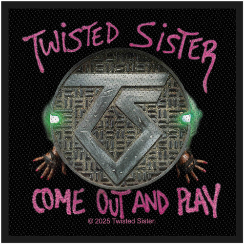 Twisted Sister 'Come Out And Play' Woven Patch