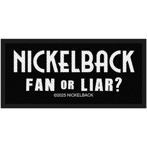 Nickelback 'Fan Or Liar' Woven Patch