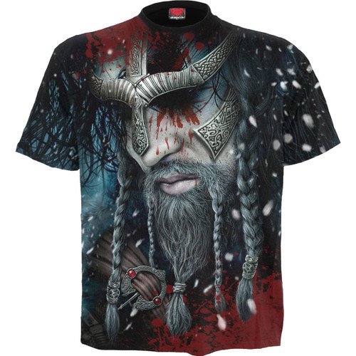Spiral 'Viking Wrap' (Black) T-Shirt