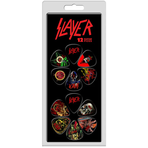 Slayer 'Album Covers' Plectrum 12 Pack