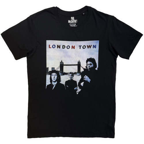Paul McCartney 'London Town' (Black) T-Shirt