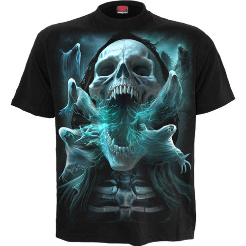 Spiral 'Ghost Skull' (Black) T-Shirt