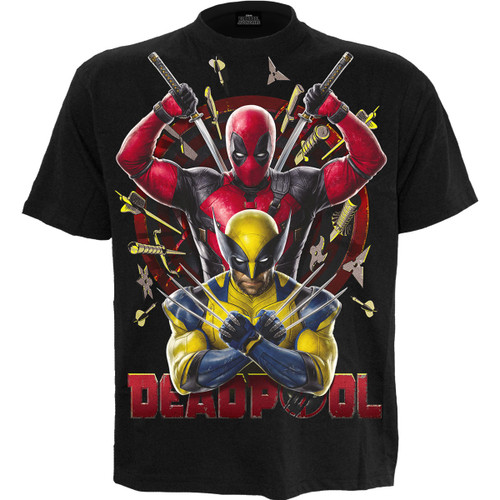 Deadpool 'Wolverine Bullseye' (Black) T-Shirt