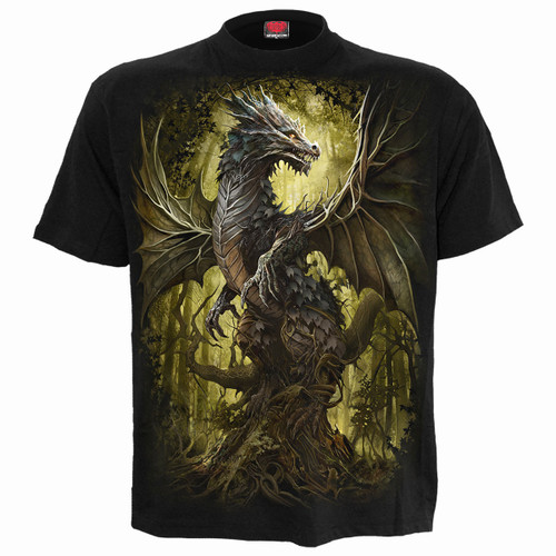 Spiral 'Oak Dragon' (Black) T-Shirt