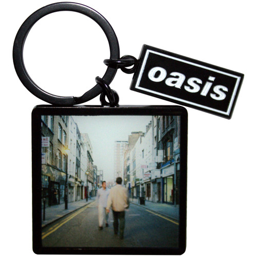 Oasis 'What's The Story Album Decca Logo Charm' Ex-Tour Keyring