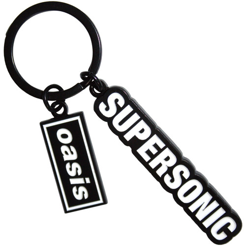 Oasis 'Supersonic Decca Logo Charm' Ex-Tour Keyring