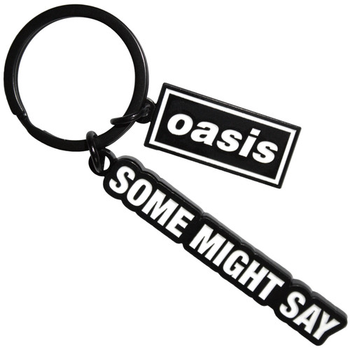 Oasis 'Some Might Say Decca Logo Charm' Ex-Tour Keyring