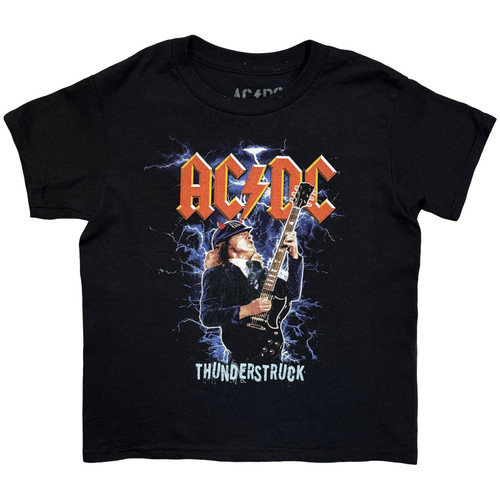 AC/DC 'Thunderstruck EU Tour '25' (Black) Kids T-Shirt