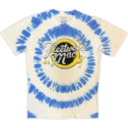 Fleetwood Mac 'Logo Spiral' (White) Eco T-Shirt