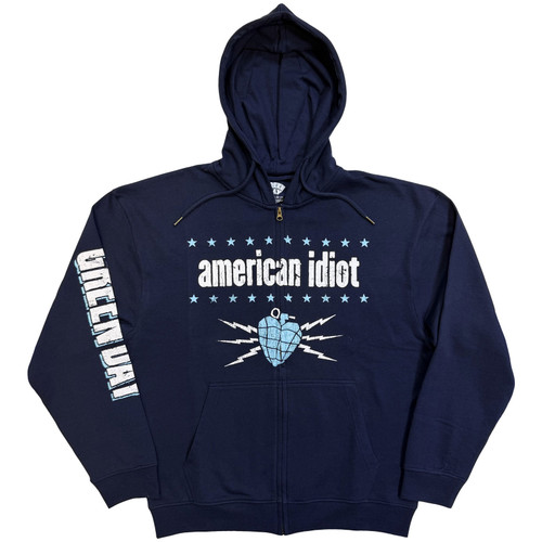 Green Day 'American Idiot The Musical' (Black) Zip Up Hoodie