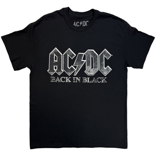 AC/DC 'Back In Black EU Tour '25' (Black) T-Shirt