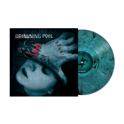 Drowning Pool 'Sinner' (25th Anniversary) LP Sea Blue Smoke Vinyl