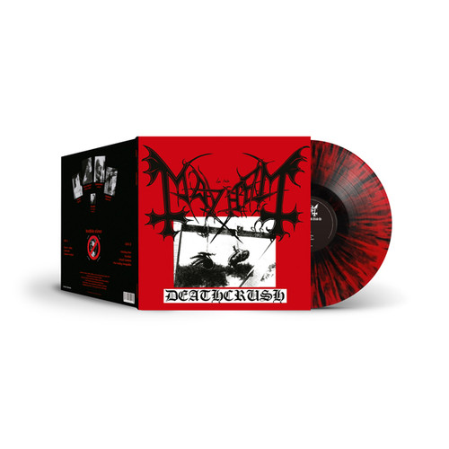 Mayhem 'Deathcrush' LP Gatefold Red Black Splatter Vinyl