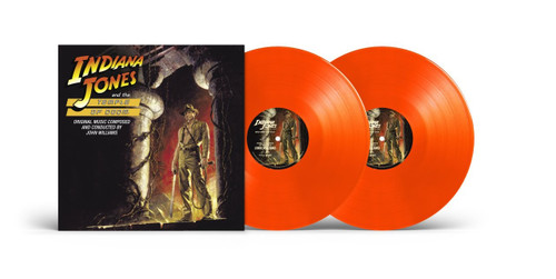 John Williams 'Indiana Jones And The Temple of Doom' Gatefold 2LP Orange Vinyl